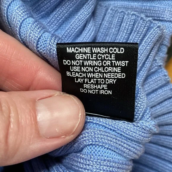 NEW Say What? Blue Ribbed Midi Bodycon Dress Size Medium NWT - Picture 9 of 9